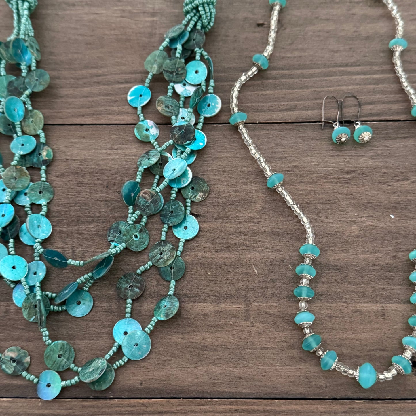 Turquoise & Silver Jewelry Set