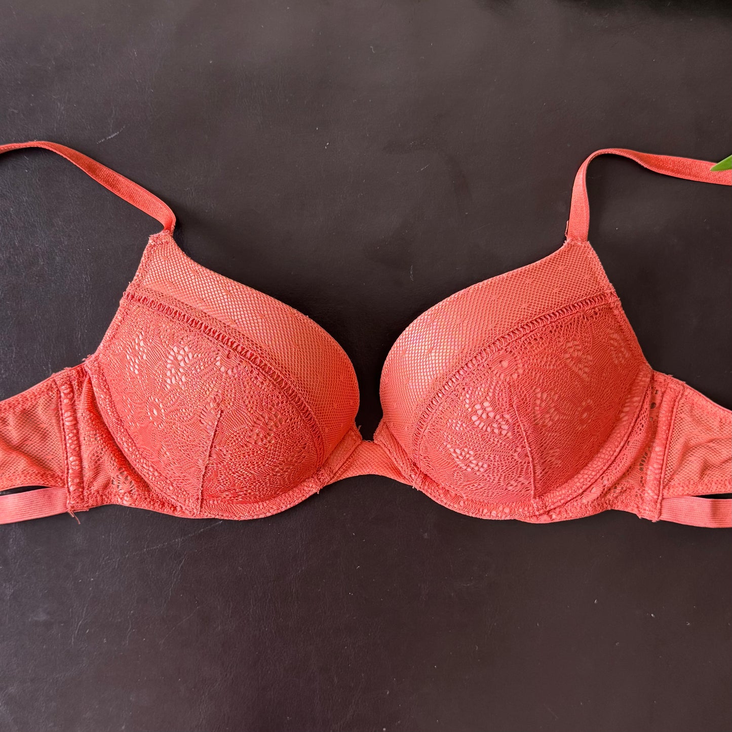 Burnt Orange Push Up Bra