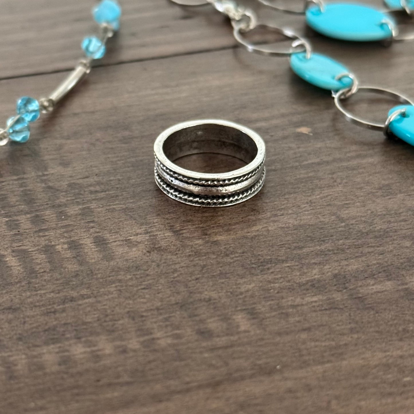 Blue & Silver Jewelry Set