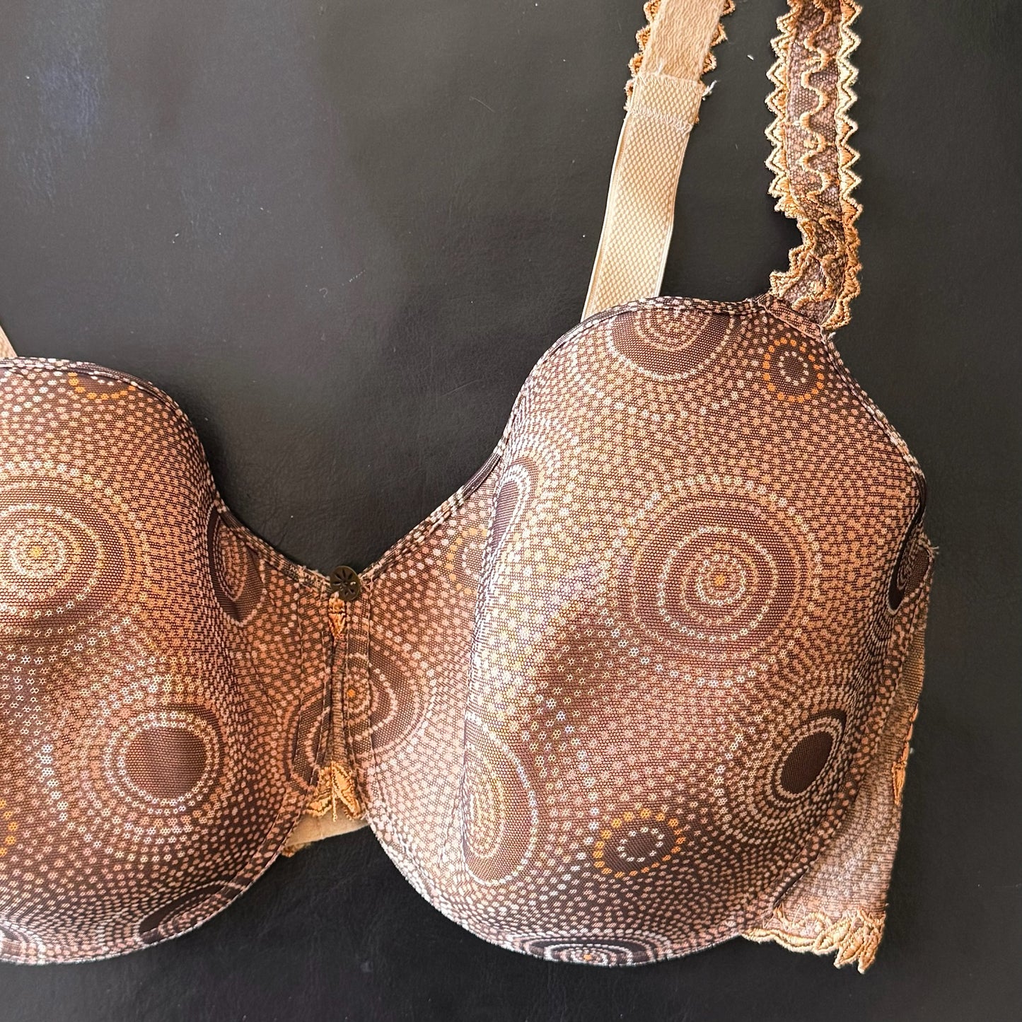 Brown Polka Dots Bra