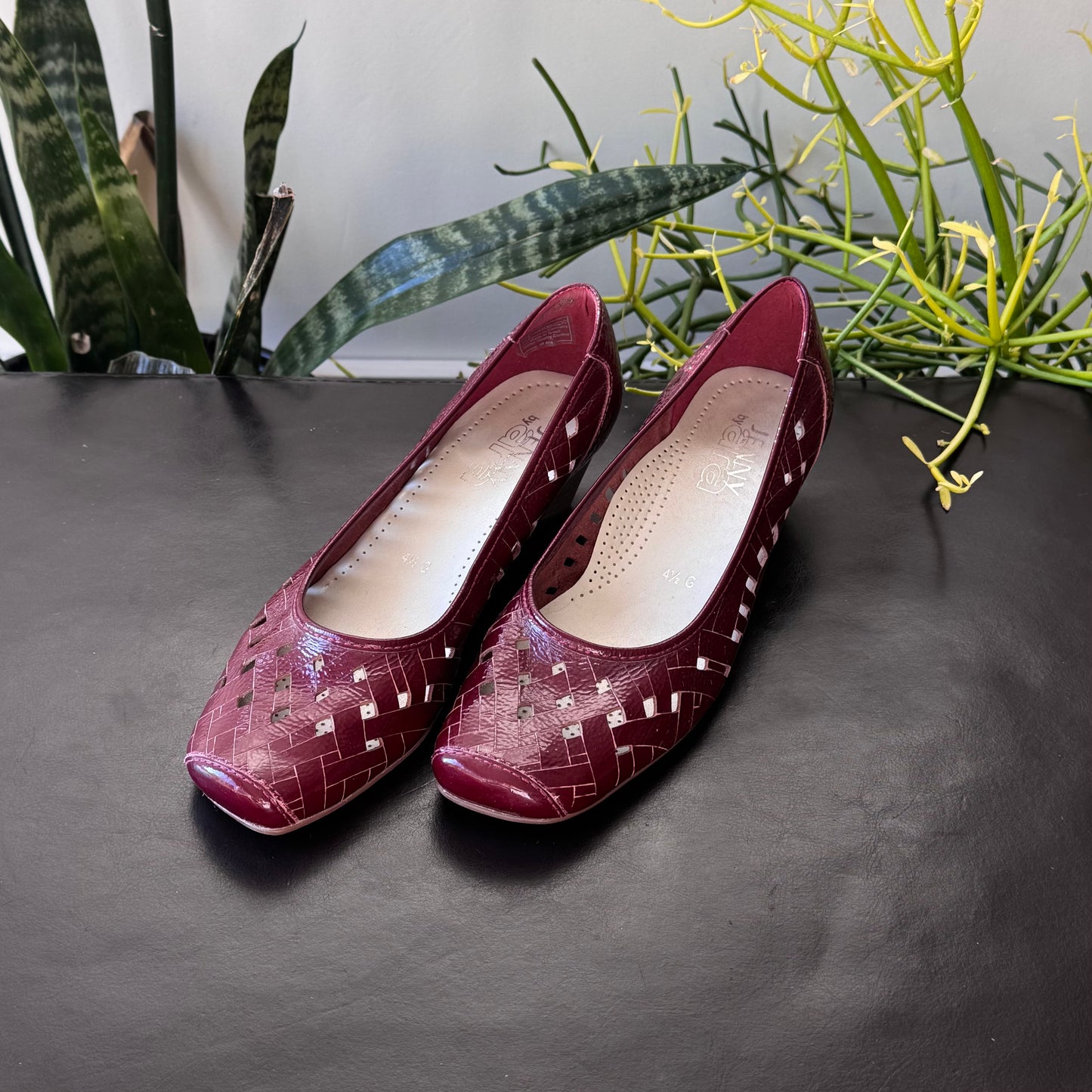 Cherry Red Mini Heels