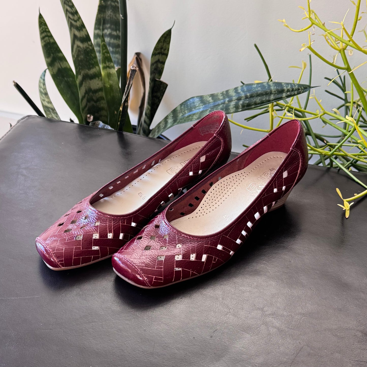 Cherry Red Mini Heels