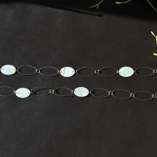 Shell Silver Belly Chain
